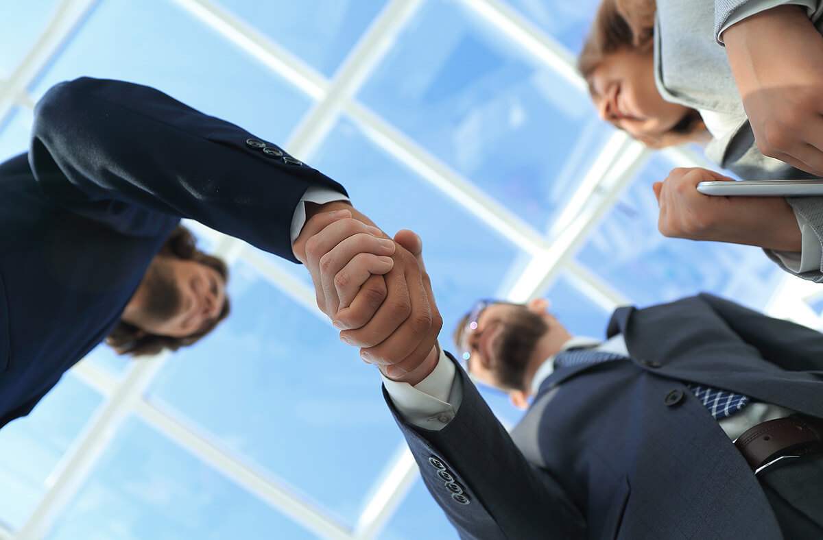 business acquisition handshake