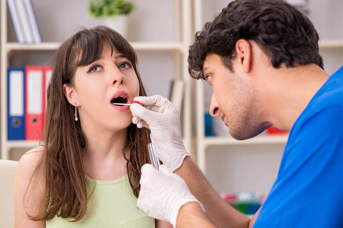 oral fluid swab testing