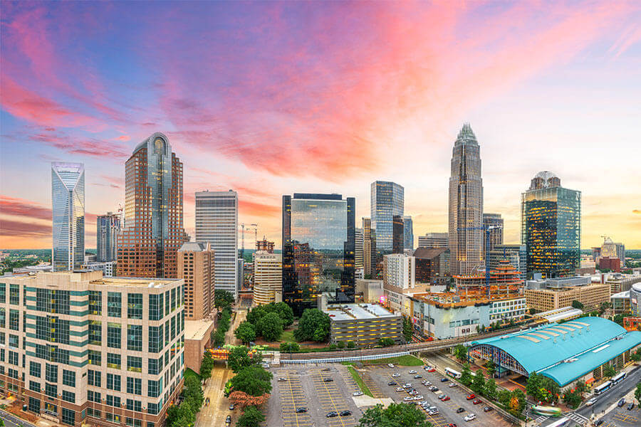 Charlotte NC skyline