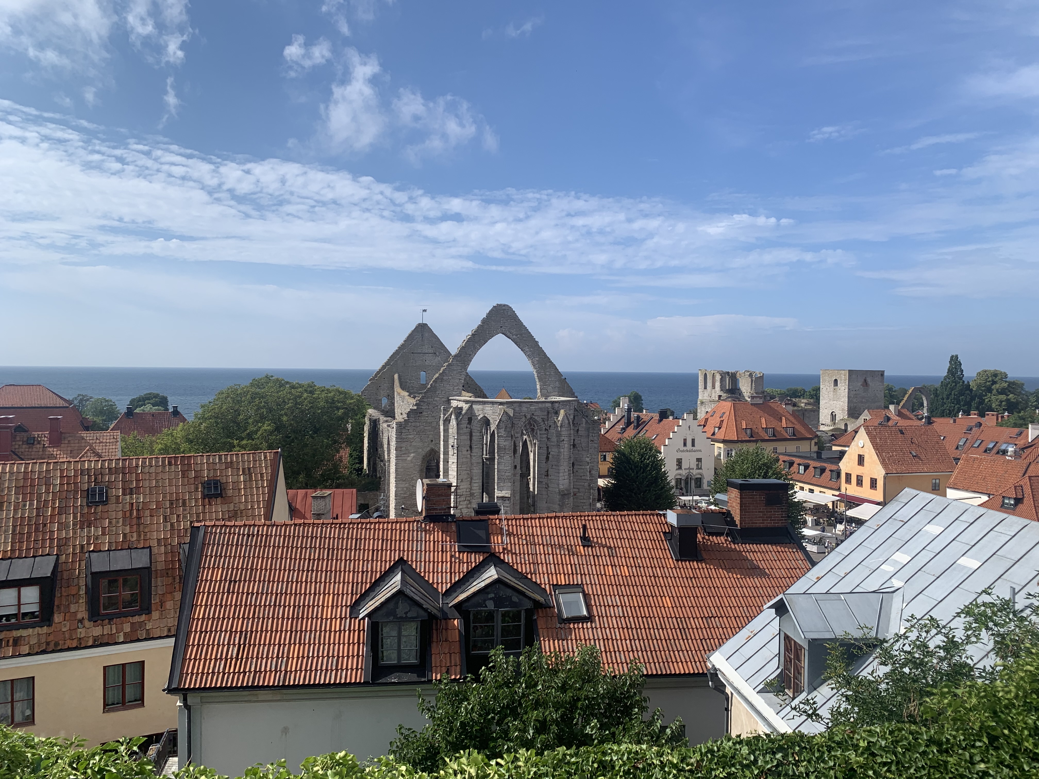 Visby innerstad under Almedalen