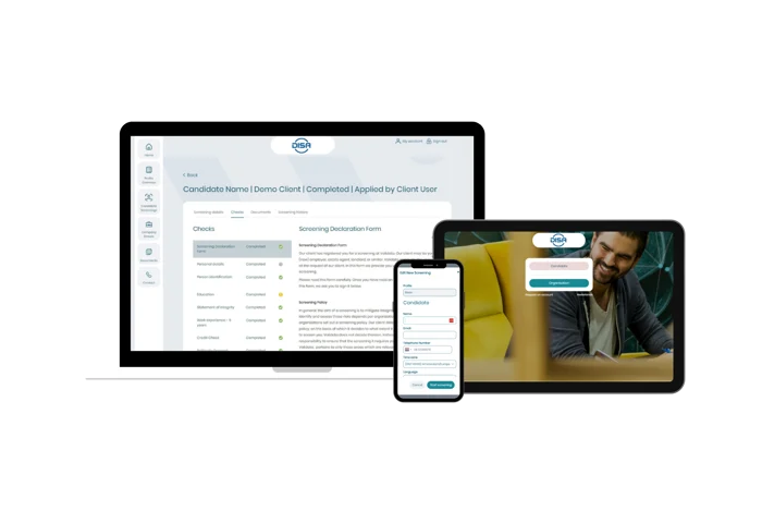 Screening Software Screening internationally | Quick and easy - DISA