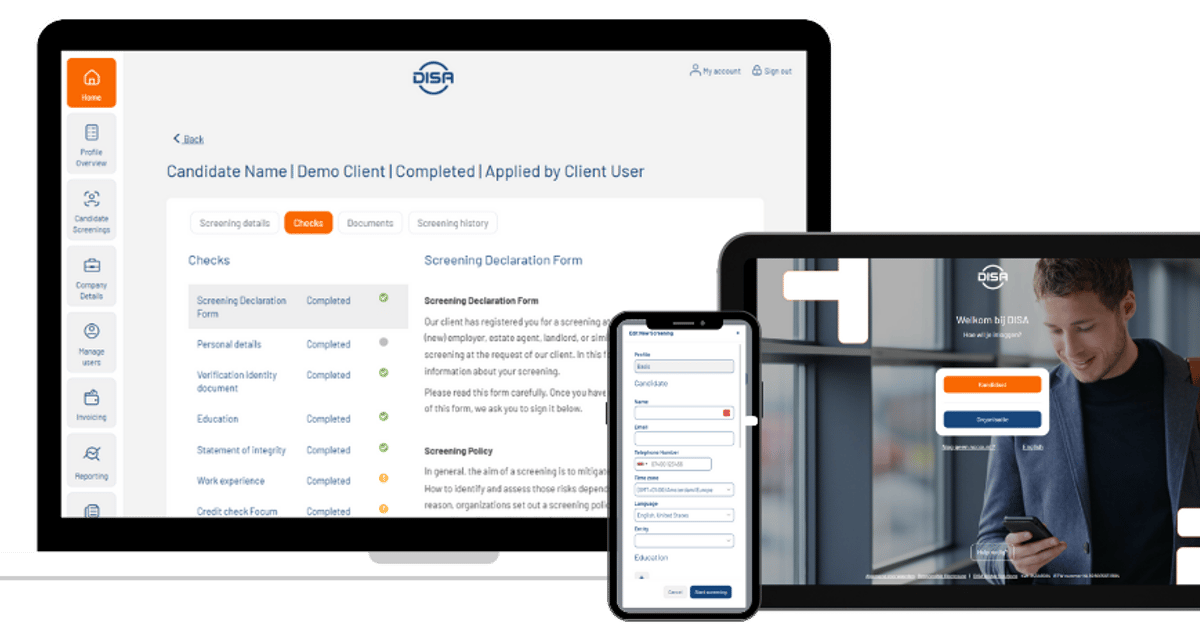 Disa Screen General HR | DISA