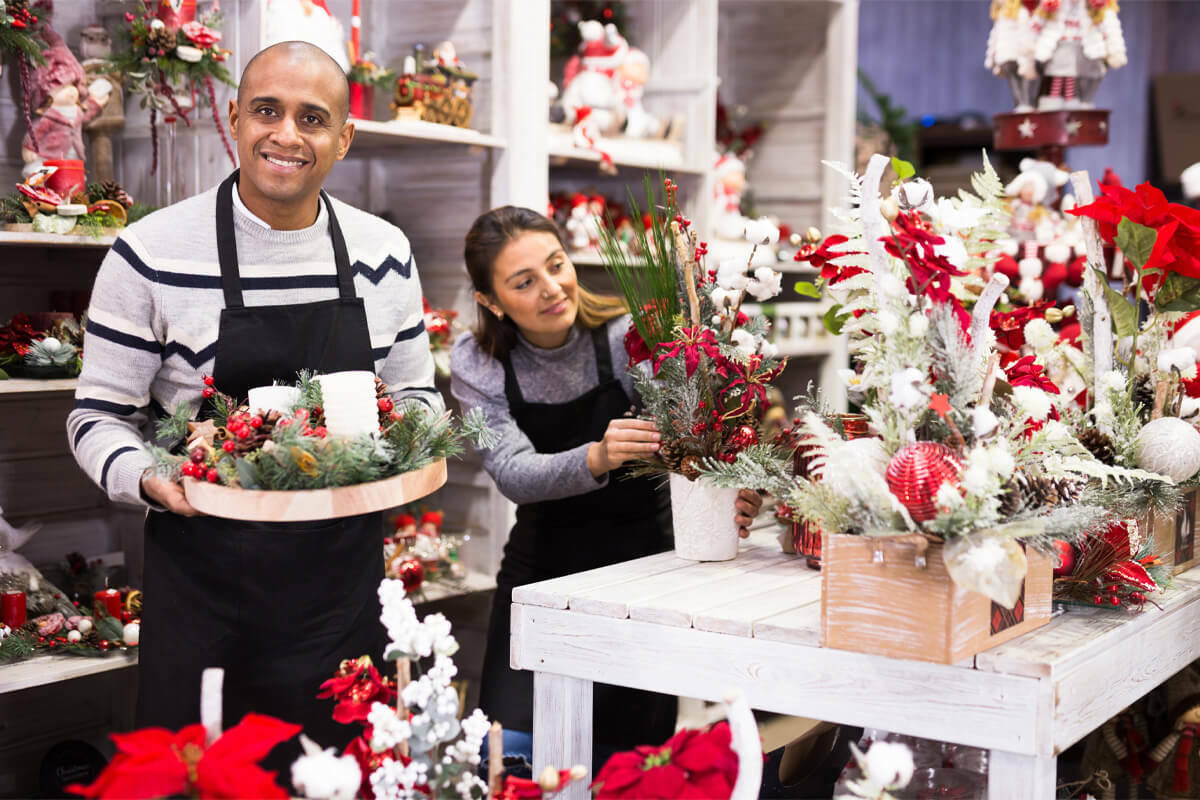 holiday retail workers