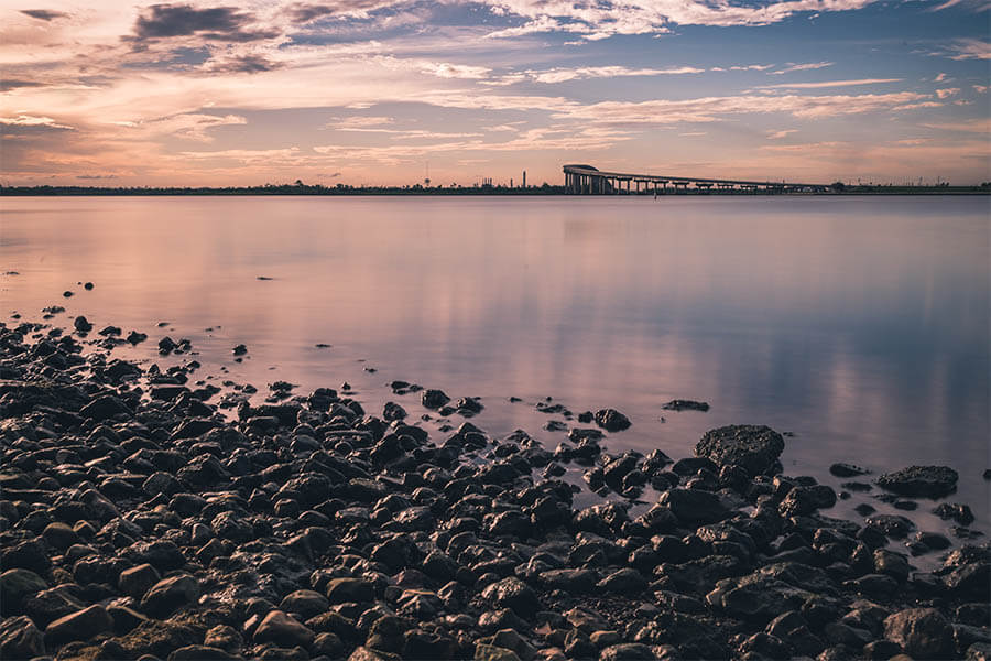 Lake Charles Louisiana skyline
