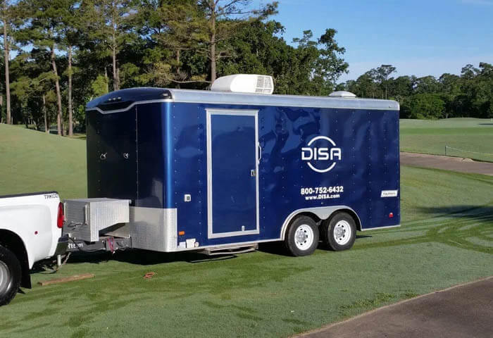 DISA Mobile Drug Testing Collection Trailor