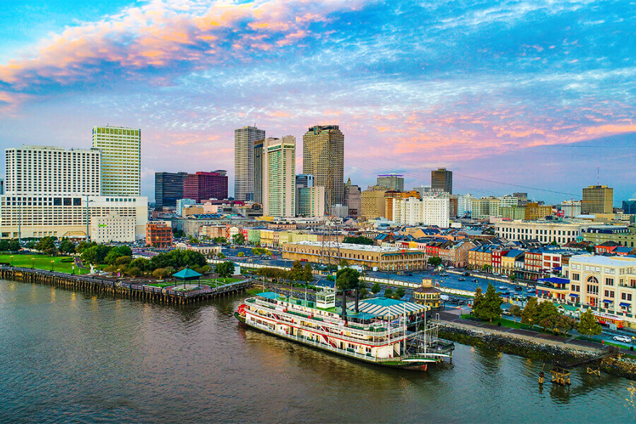 New Orleans LA Skyline