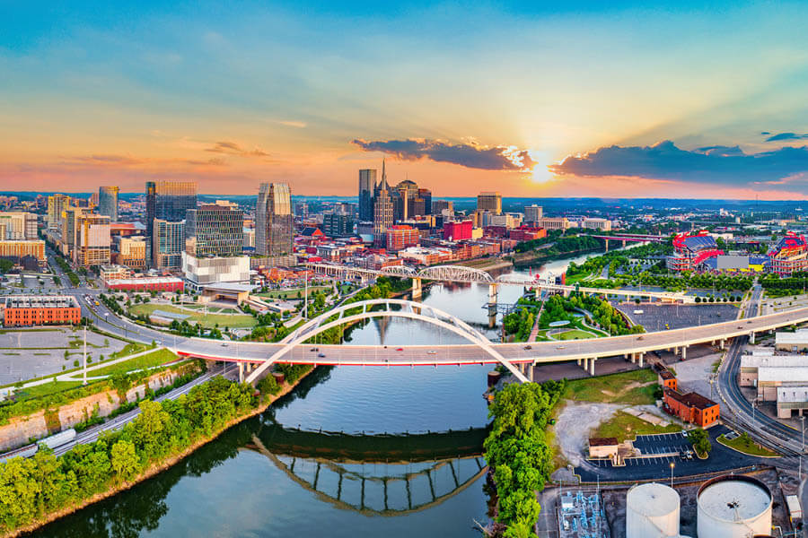 Nashville Tennessee skyline
