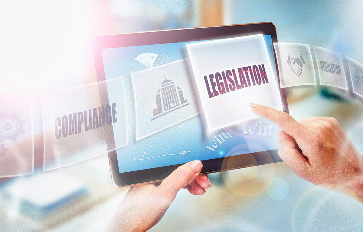 compliance legislation regulation icons