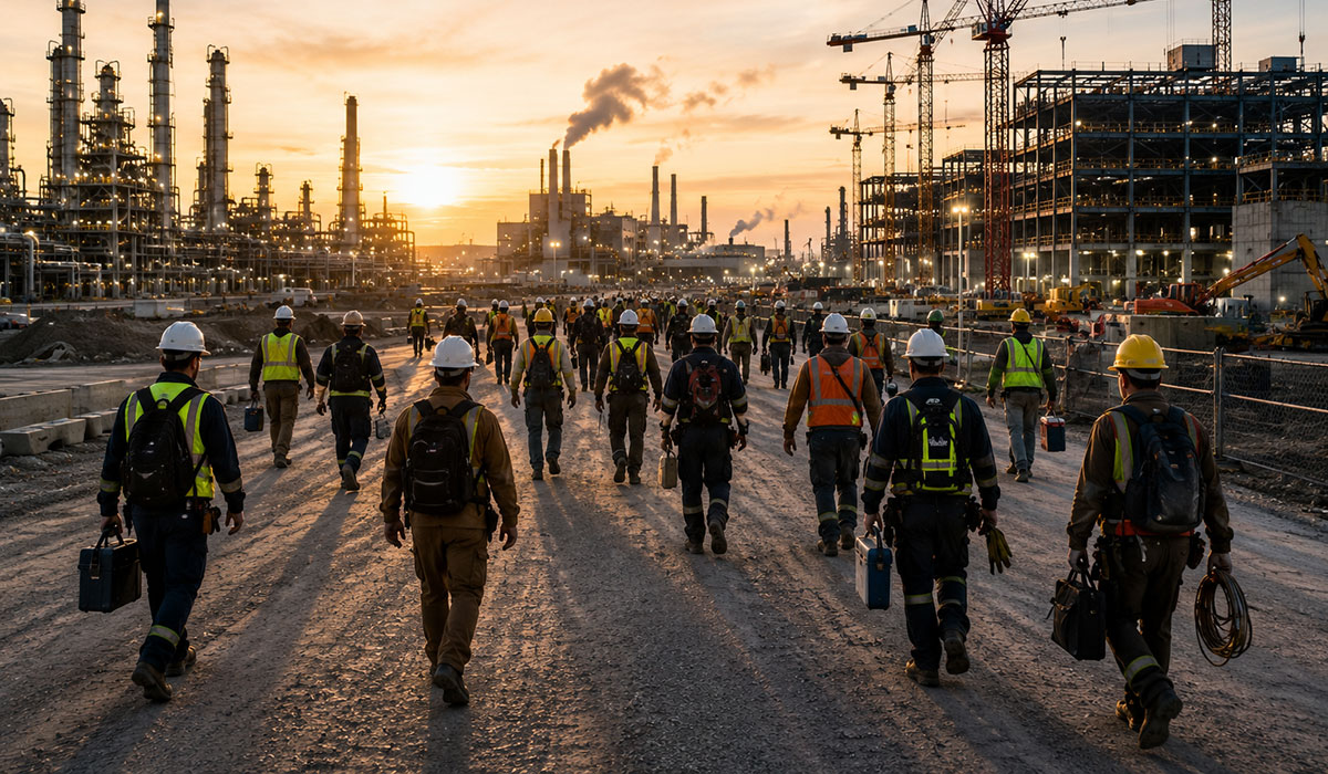 Contractors in a consortium heading on to safety-sensitive worksites.