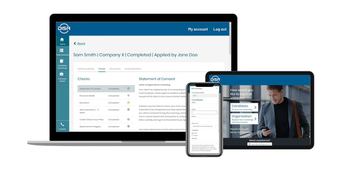 DISA's International Screening Platform