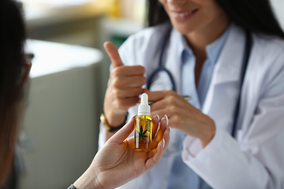 doctor prescribing cannabis