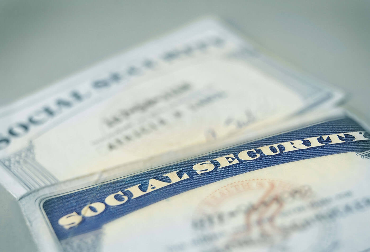 close up photo of social security card