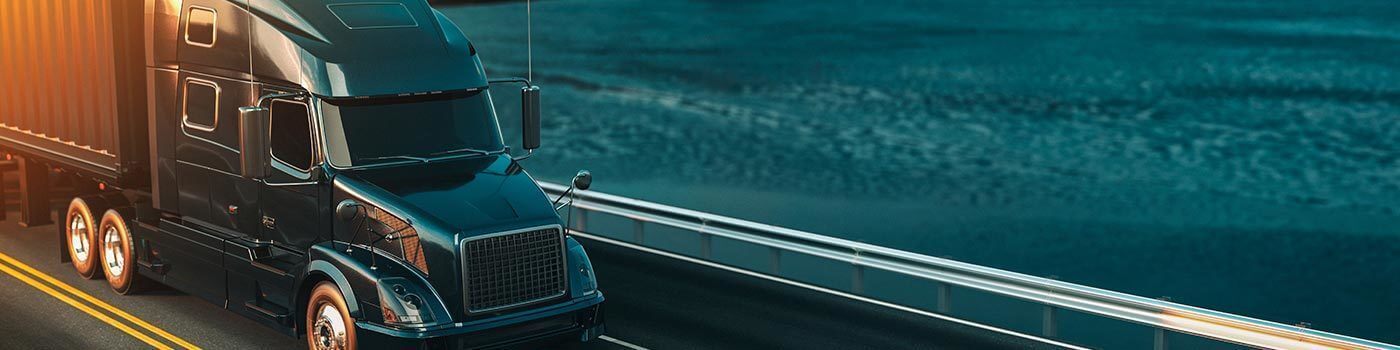 truck on highway