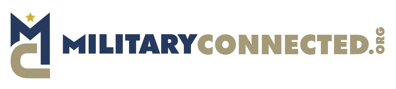 Military connected logo