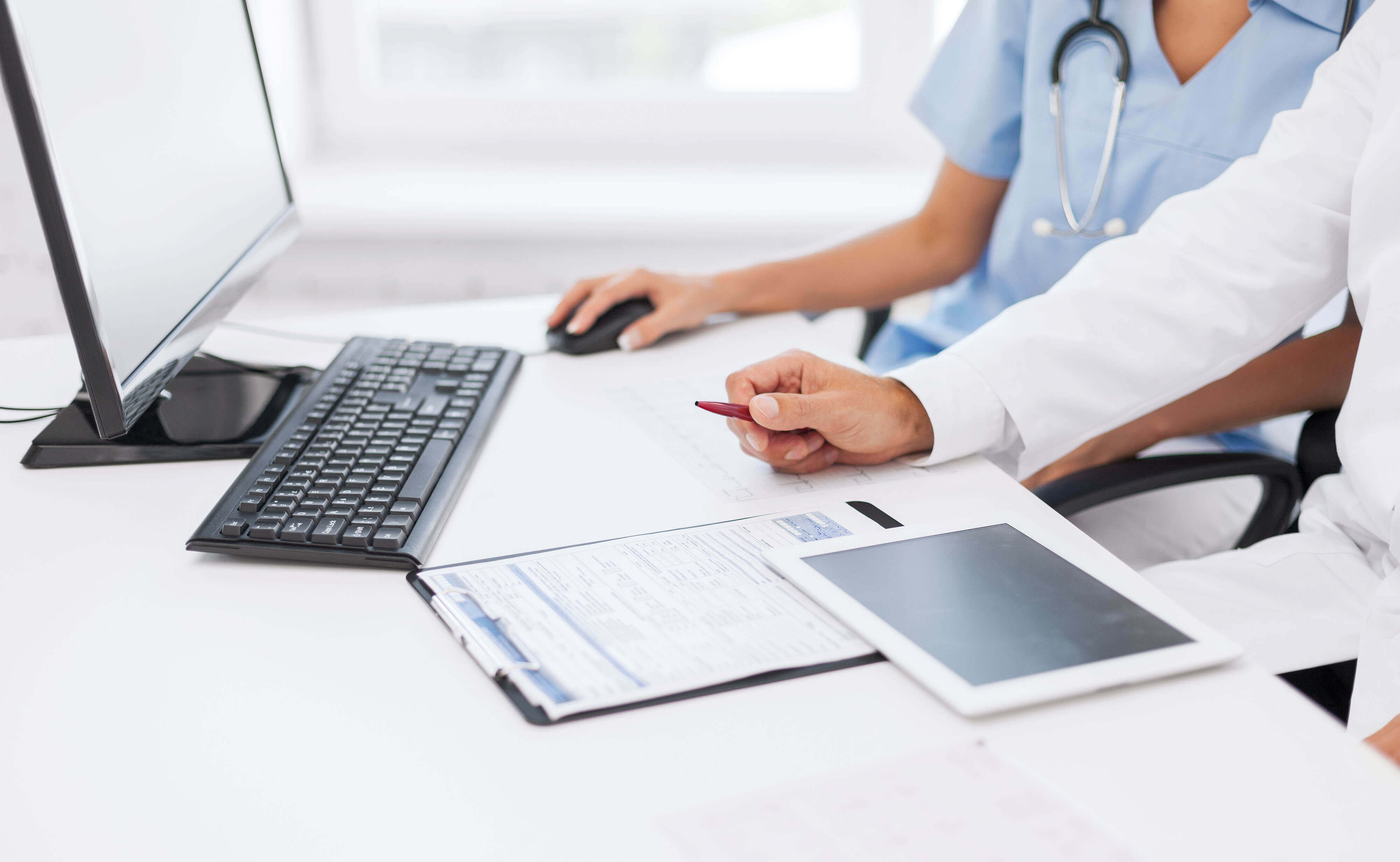 Medical form keyboard