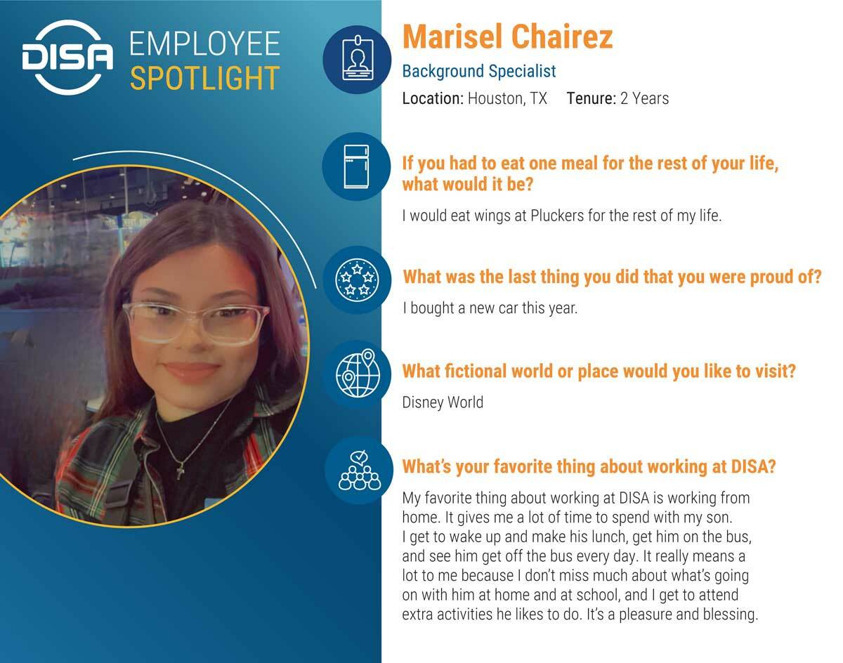 17 Employee Spotlight Marisel Chairez