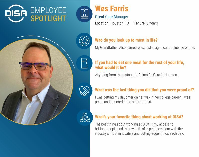 20 Employee Spolight Wes Farris